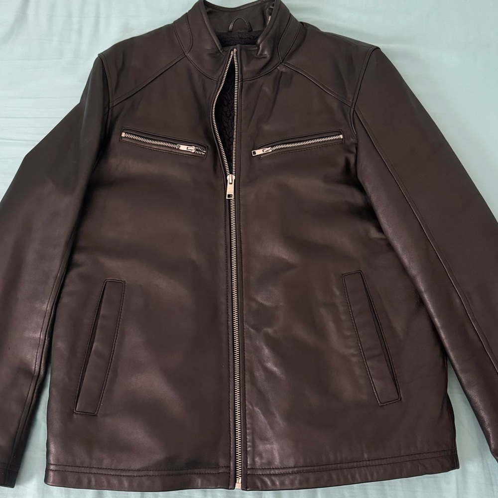 Wilsons Leather - Black Men’s Medium Sherpa Lined Coat
